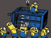 Minions have the Phonebox