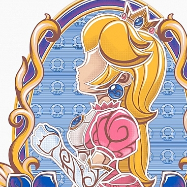 Stained-Glass Peach