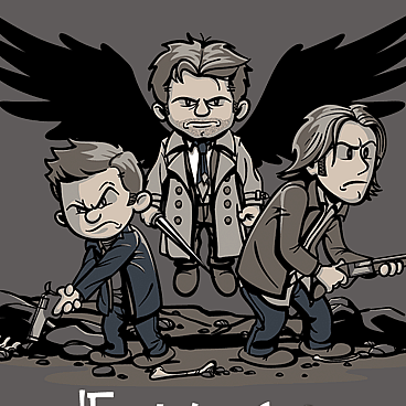Dean and Sam and Cas