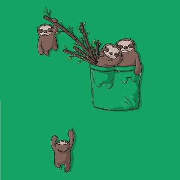 Pocket Sloth Family