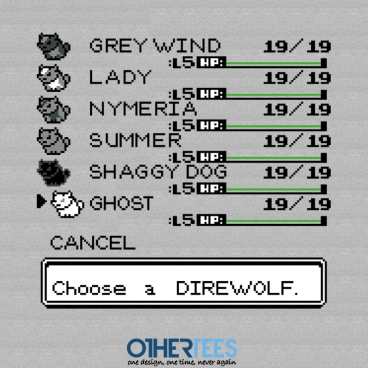 Choose a direwolf