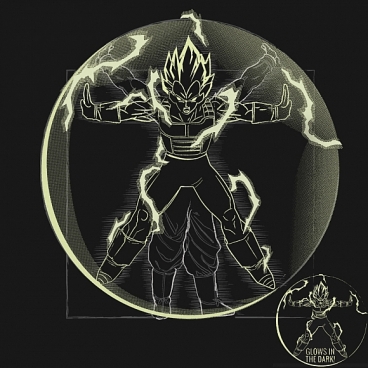 Vitruvian Saiyan (Vegeta)