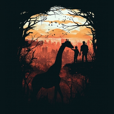 Giraffe Scene