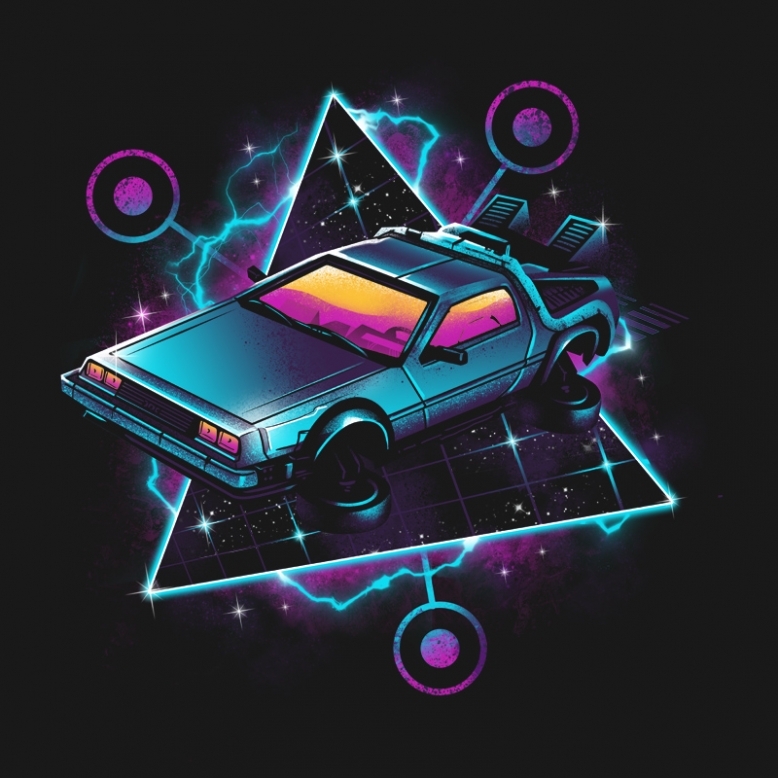 Retro Wave Time Machine