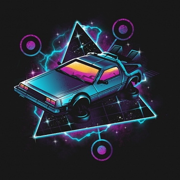 Retro Wave Time Machine