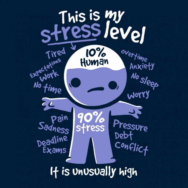 High stress level