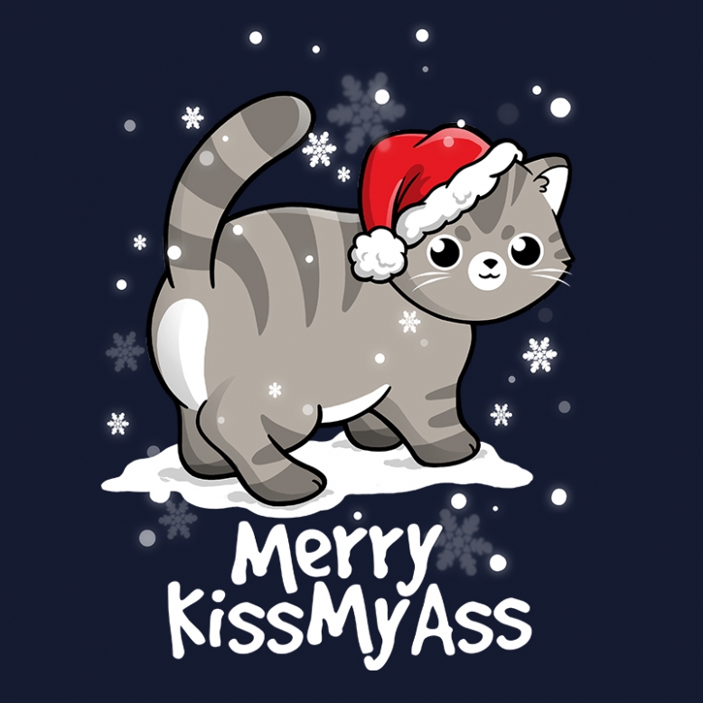Merry kissmyass cat