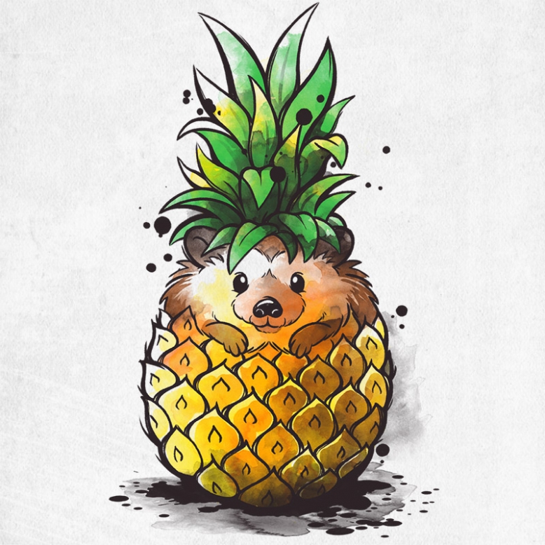 Pineapple hedgehog