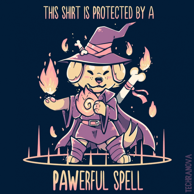 This Shirt is Protected by a PAWerful Spell