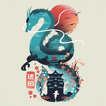 Dragon Ukiyo e