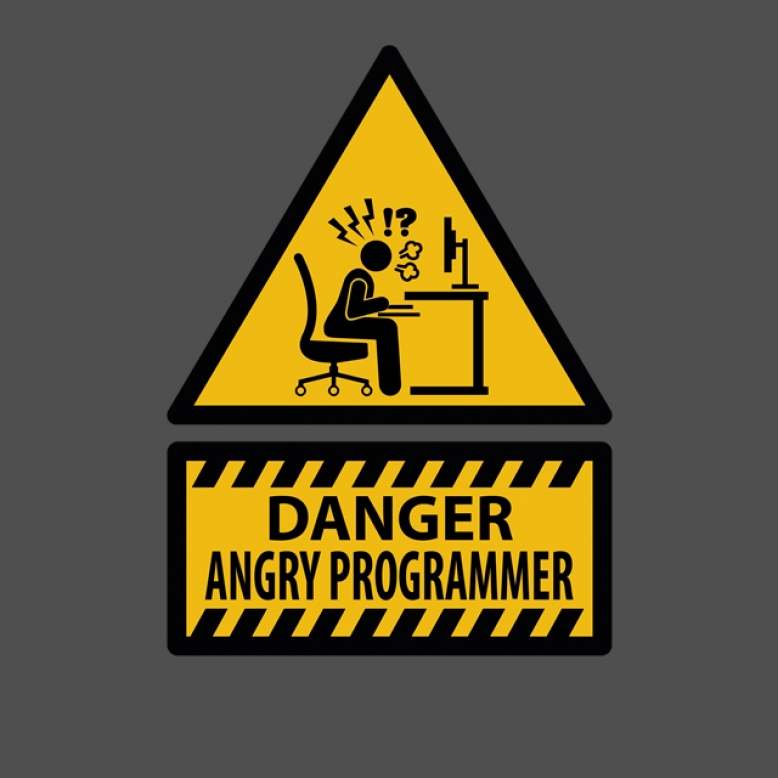 Danger Angry Programmer