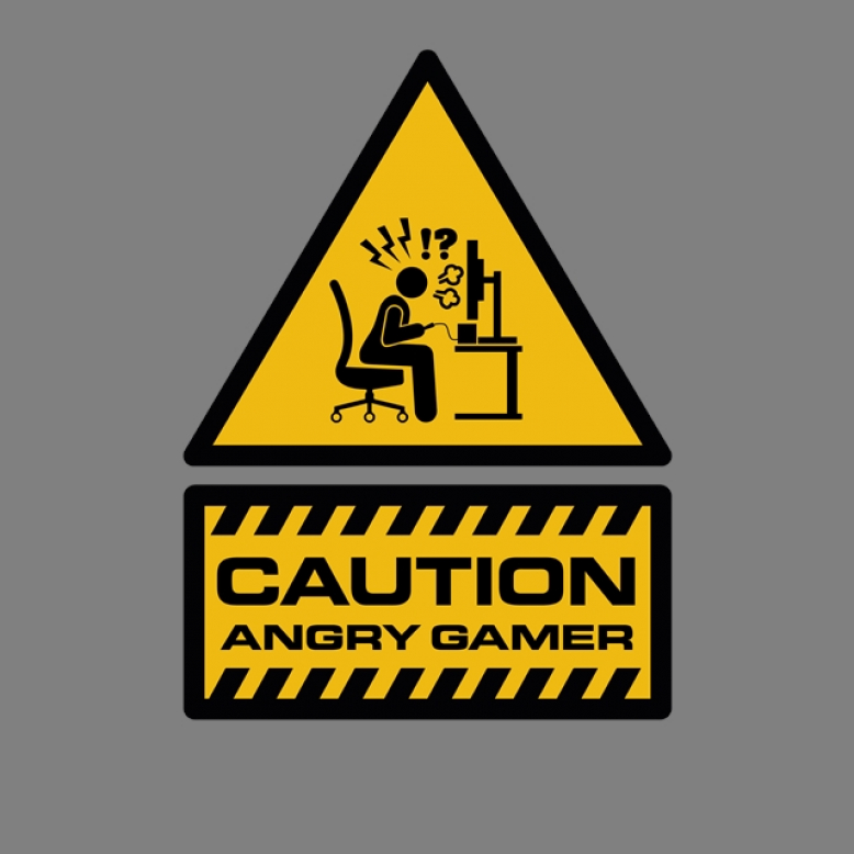 Angry gamer