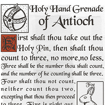 Holy Hand Grenade Script