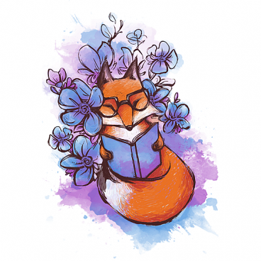 Fox, Books and Spring