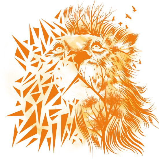 Geometric Lion