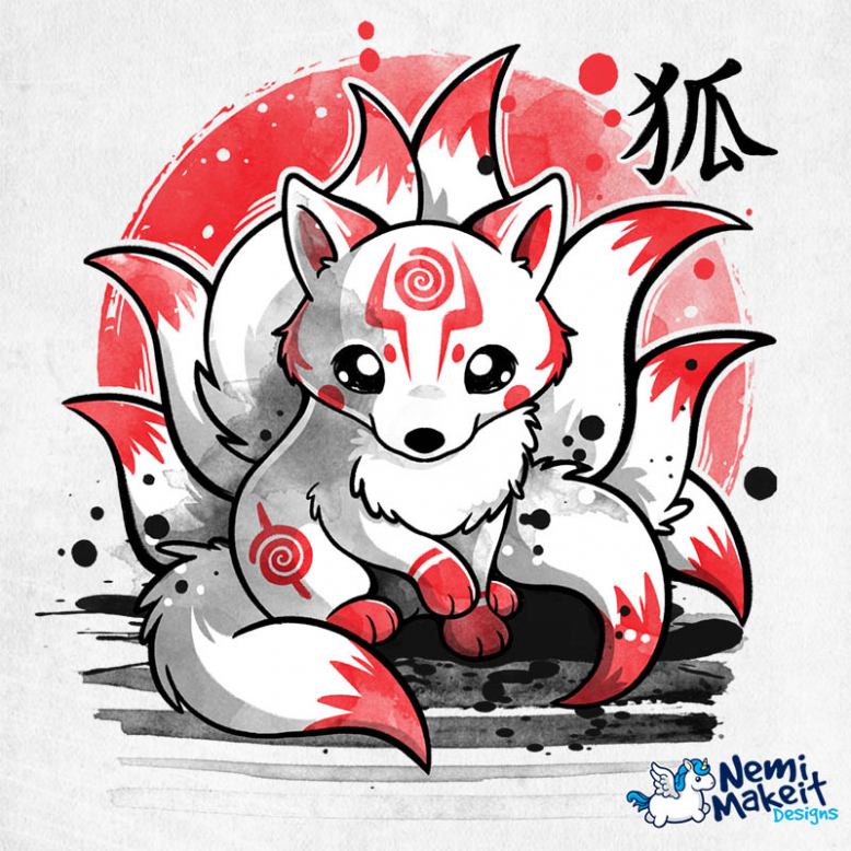 Nine tailed fox spirit