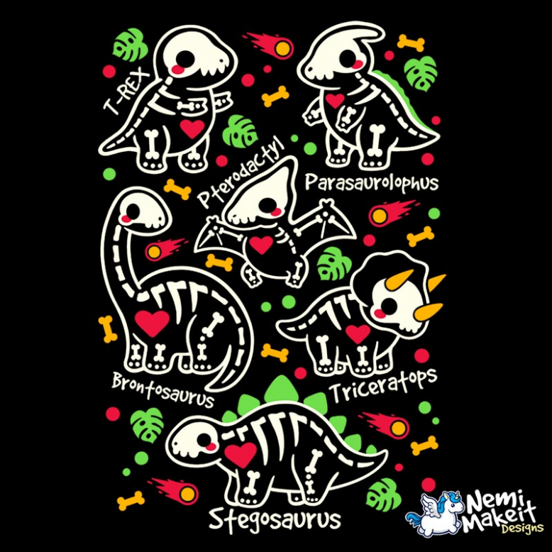 Dinosaur skeletons