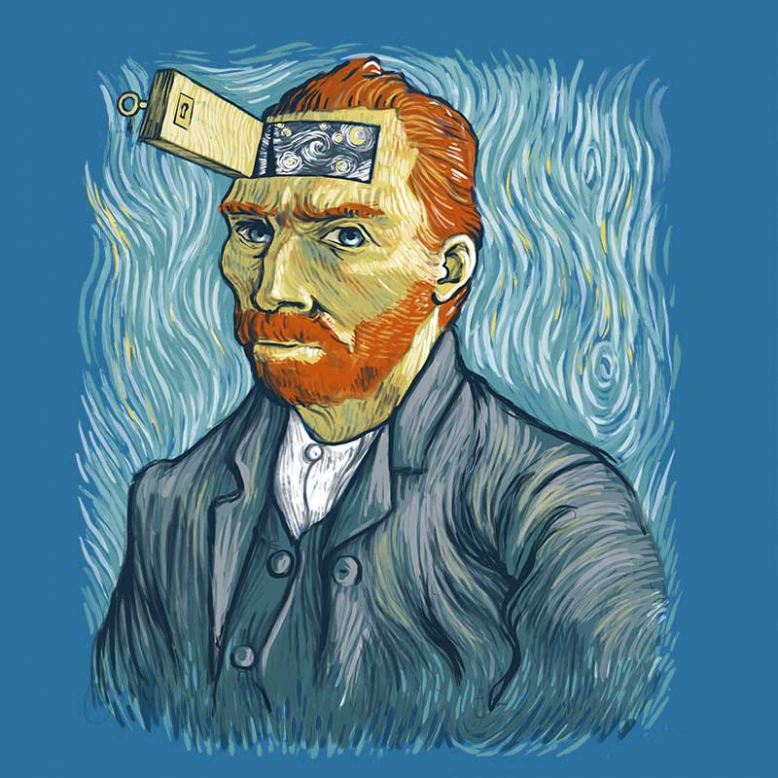 Van Goghs door