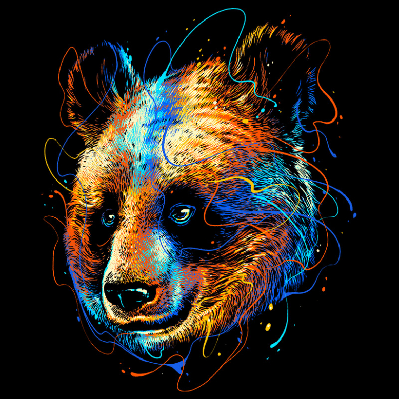 Colorful Panda