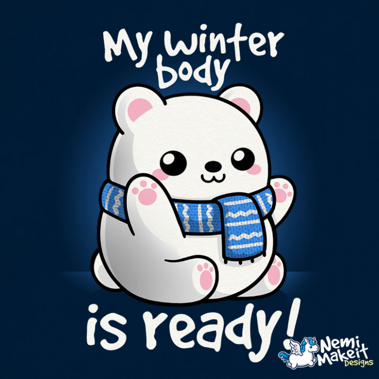 Polar bear winter body