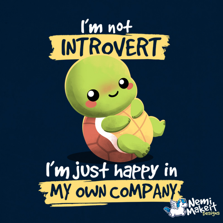 Introvert turtle