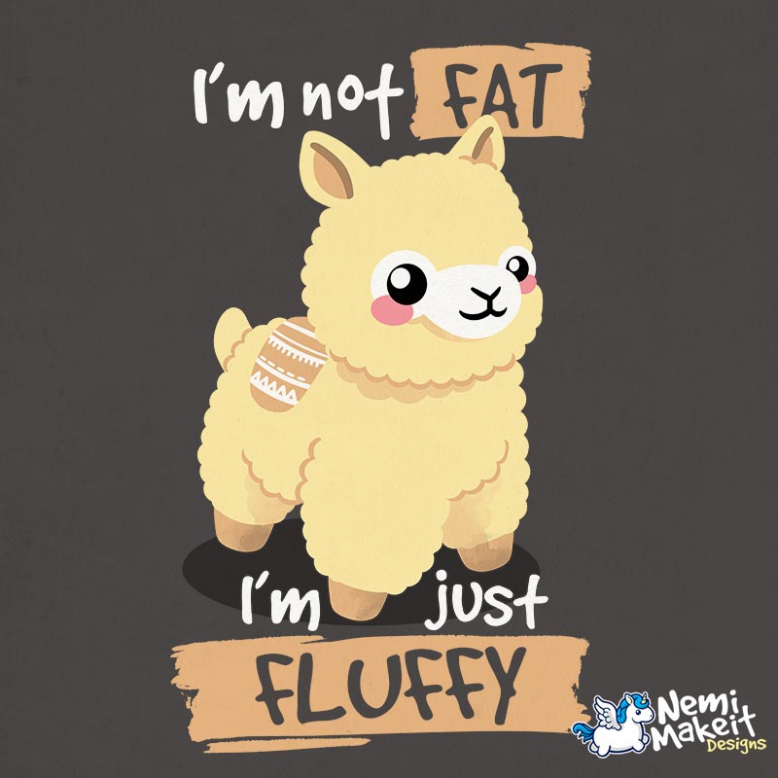 Alpaca just fluffy