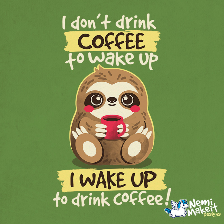 Coffee sloth