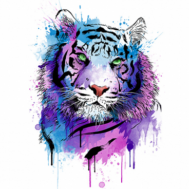 Tiger Watercolor
