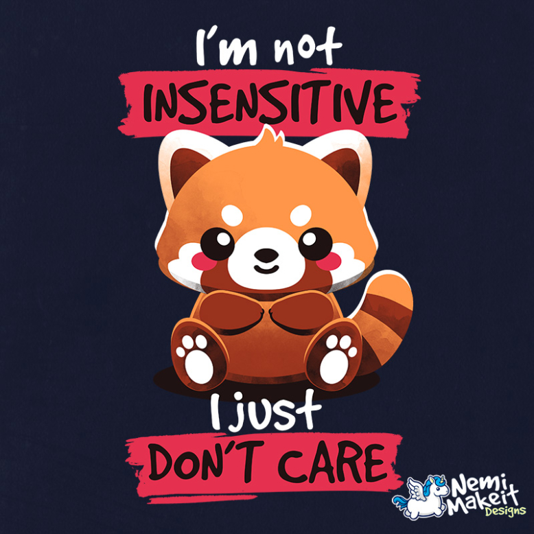 Insensitive red panda