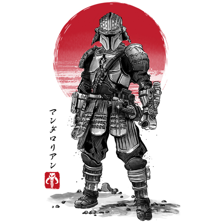 Lone Ronin sumi-e