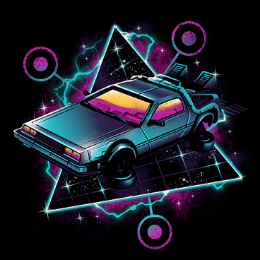 Retro Wave Time Machine