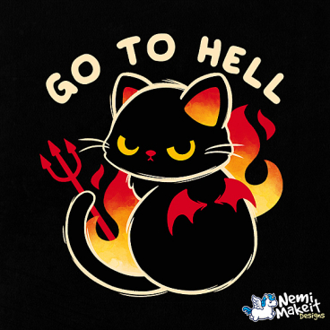 Go to hell cat