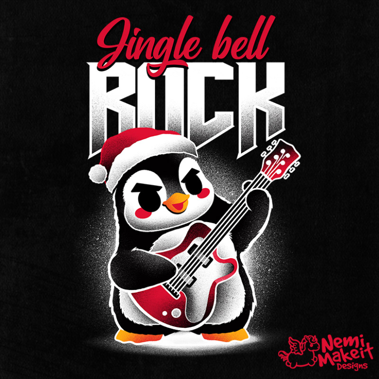 Jingle bell rock penguin