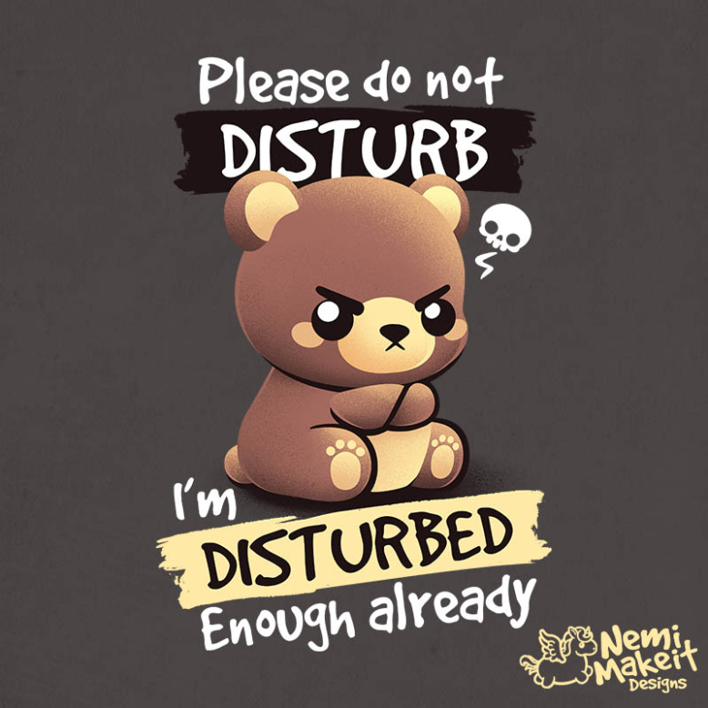 Disturbed bear