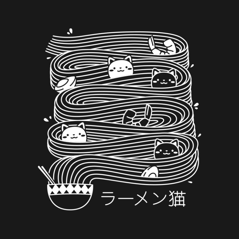 Ramen Cat Lines