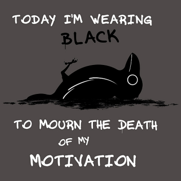 Today I'm wearing black