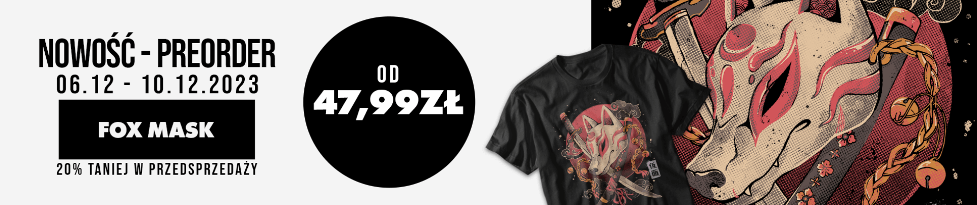 NOWOŚĆ-PREORDER 	 Fox mask
