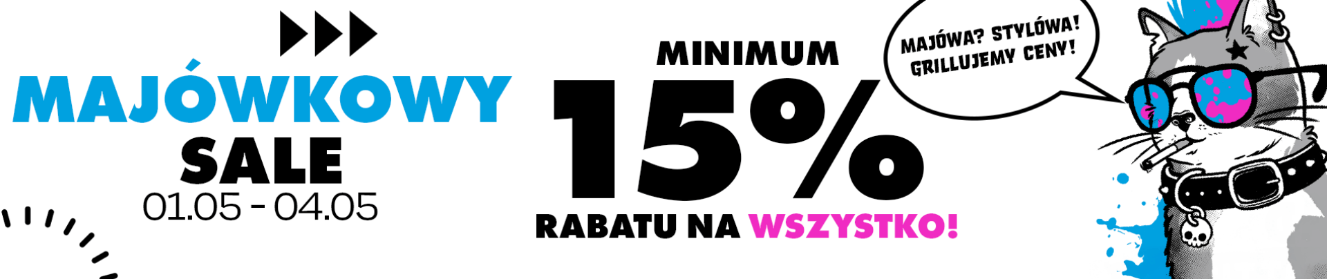 Majówkowy sale!