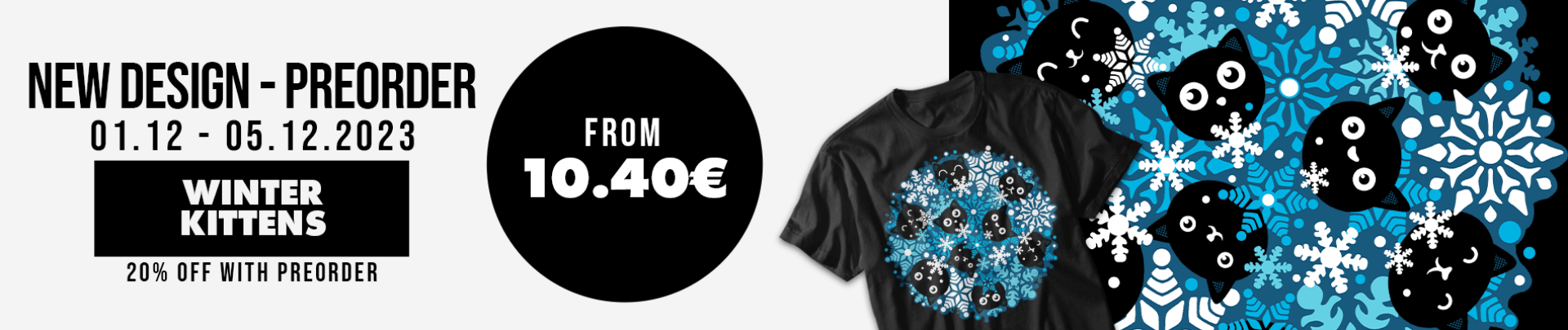 PREORDER-NEW DESIGNS Winter Kittens 