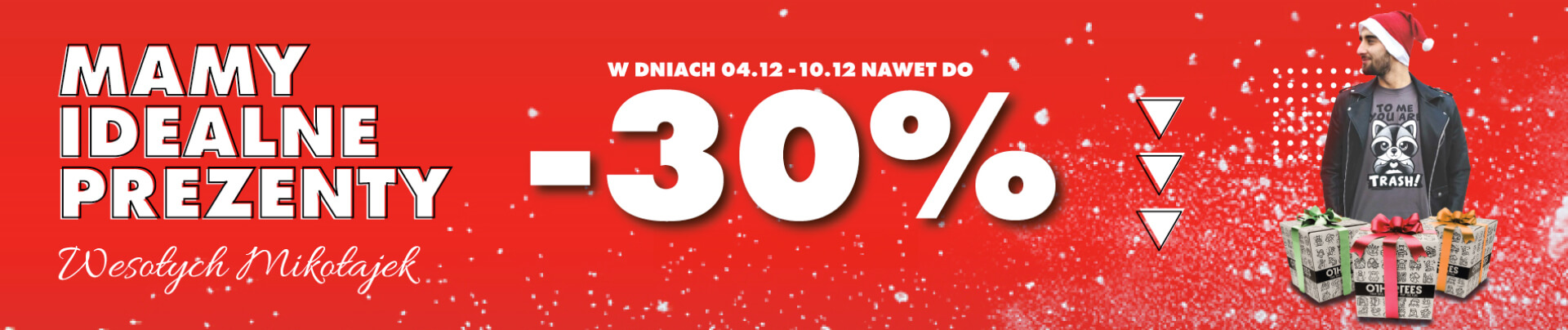 Wesołych mikołajek! Do -30% na najlepsze prezenty!