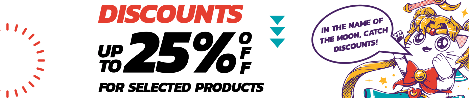 discounts up to 25% off