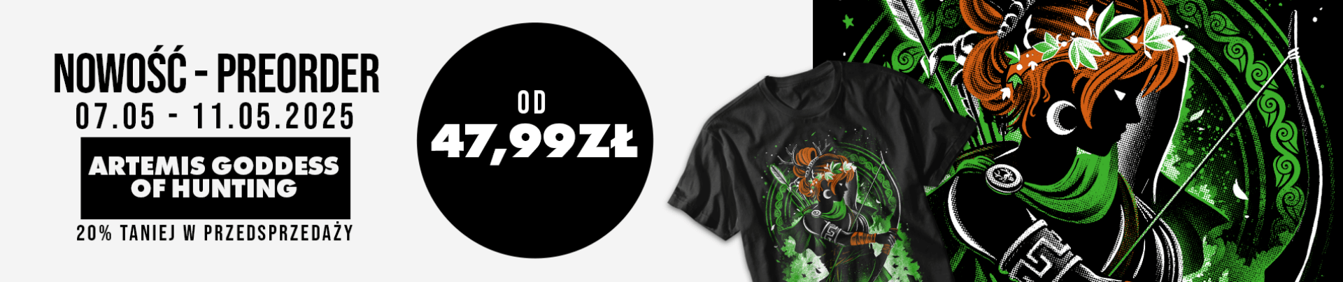 NOWOŚĆ PREORDER Artemis Goddess of Hunting