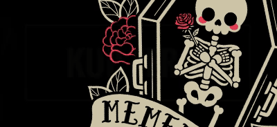 Memento Mori cute coffin
