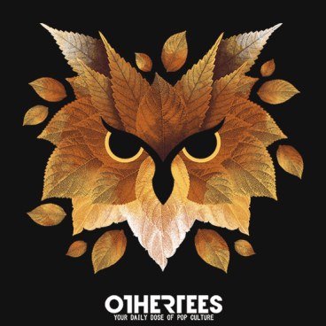 Owl of leaves