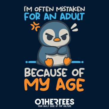 Penguin often mistaken for an adult