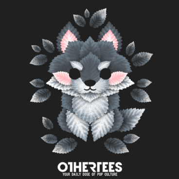 Little wolf of leaves