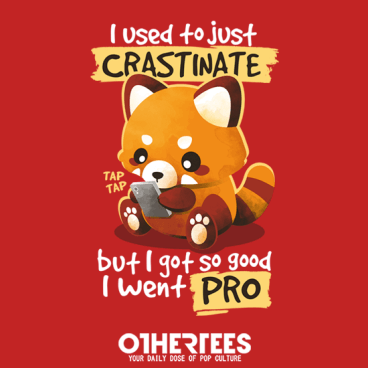 Red panda procrastinator