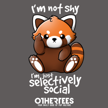 Shy Red Panda