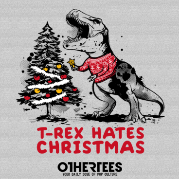 T-rex hates christmas