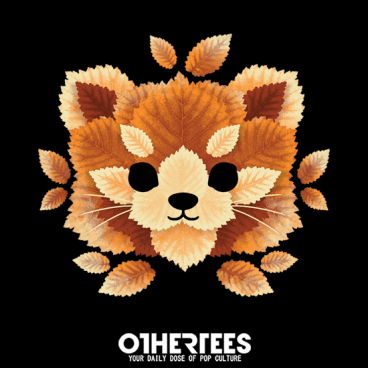 Red panda of leaves